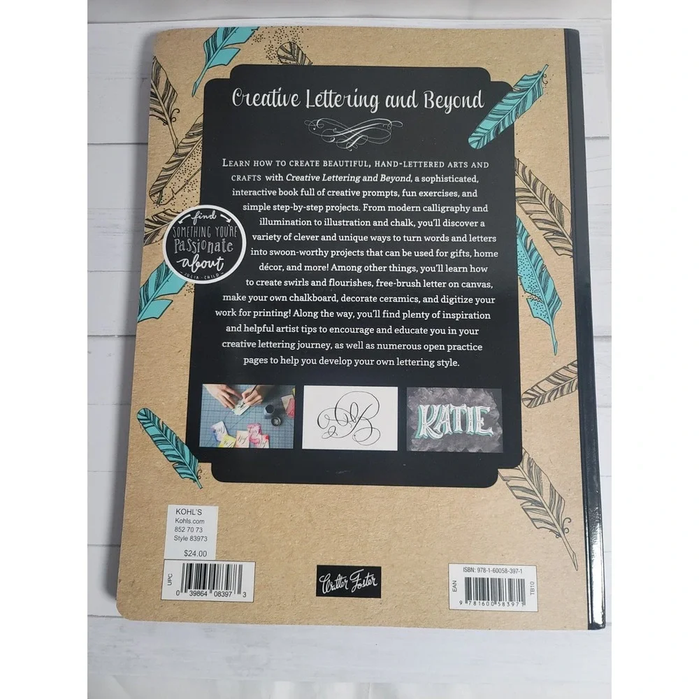 Lot 2 Creative Lettering & Beyond‎ Inspiring Tips Techniques and Ideas Book Kit